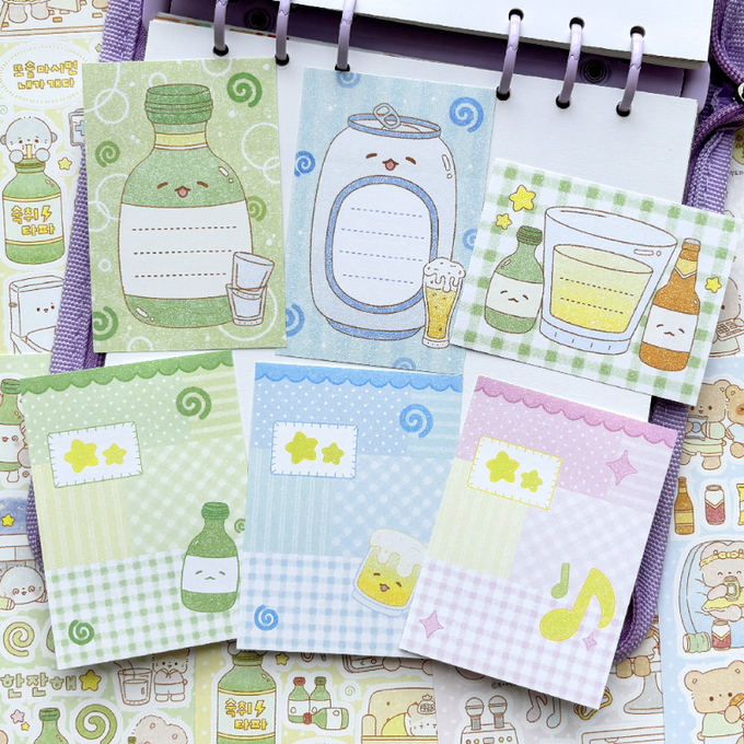 Moya Factory Sulcheong Mangcheong Matte Paper Sticker Pack