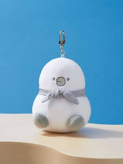 Bebe the Duck Mini Plush Keyring (White Bebe)