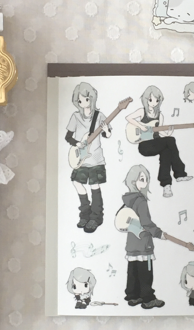 Sosohihi Guitarist A Seal Sticker