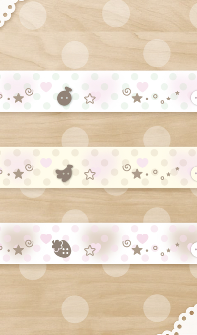 Way To Fetch Fruit Sherbet Masking Tape 3 Types