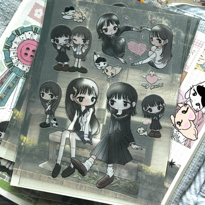 Nana's Mood Shh Secret Sticker