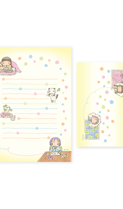 Baeknyeon Bookstore Mind Rides on Thread Letter Paper