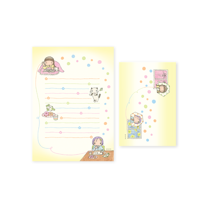 Baeknyeon Bookstore Mind Rides on Thread Letter Paper