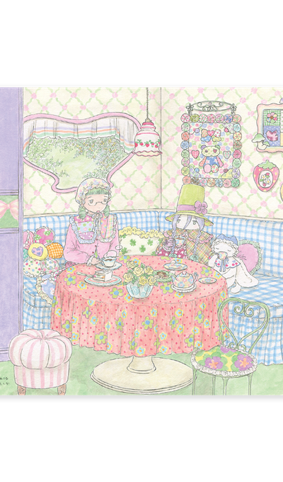 Baeknyeonseo Books Teatime Mini Poster