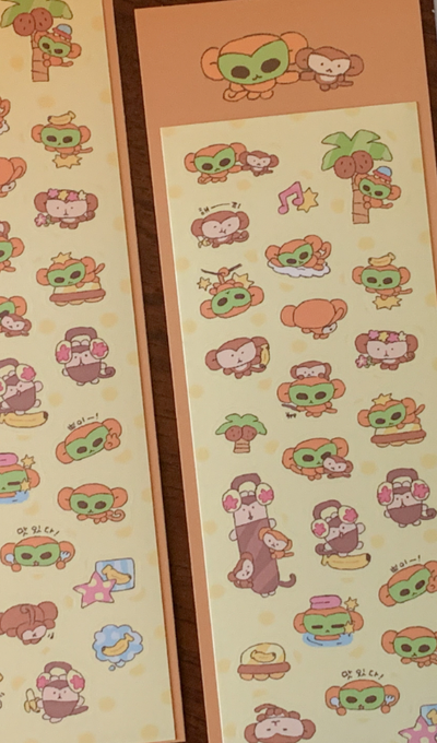 Chanya Monkey Sticker