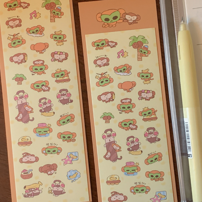 Chanya Monkey Sticker