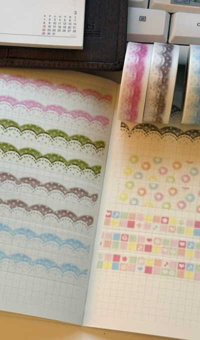 Happy Stplfluffy Shop Cloud Layering Masking Tape 2 Type