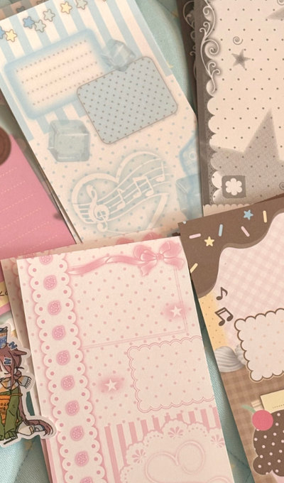 Happy Streuferpy Shop New Chapter Long Matte Paper Sticker Pack