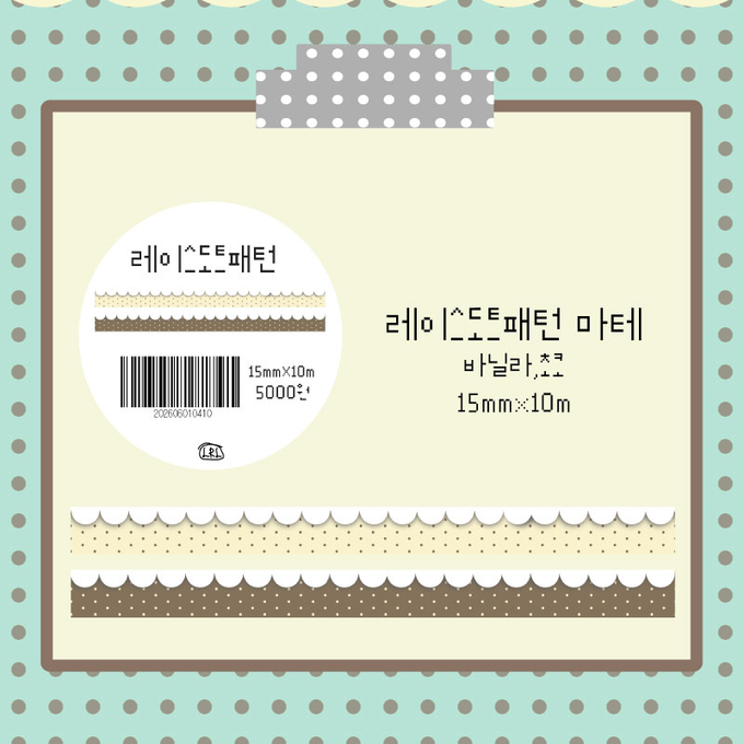 LRL Lace Dot Masking Tape