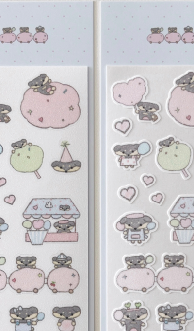 Neulhi Puffy Soft Cotton Candy Sticker