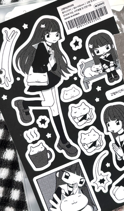 Jakku Jakku Studio Cat Deity Sticker