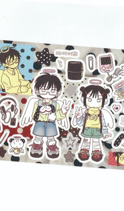 AIOSTUDIO V Girl Boy Sticker