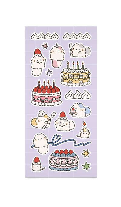 Studio Fondue Cake Mayo Seal Sticker