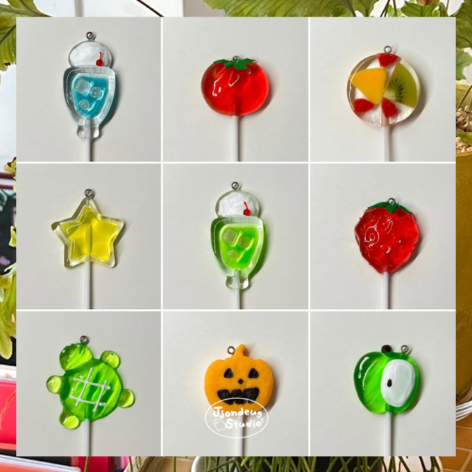 Ggwunduk Studio Lollipop Keyring 5 Types