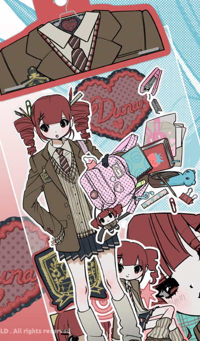 Domi World Duna Student Sticker