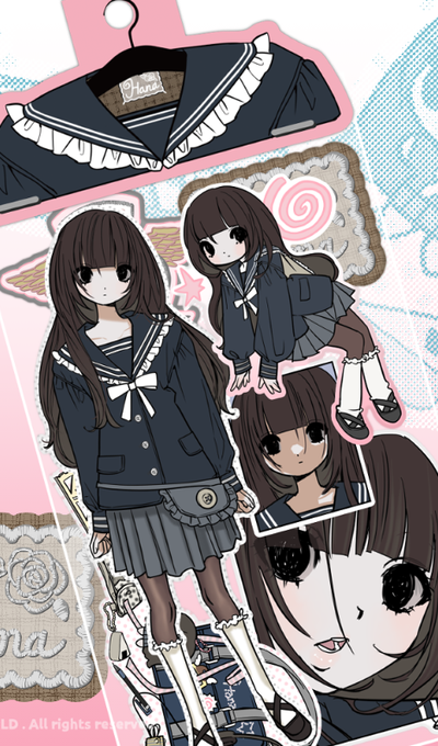 Domi World Hana Student Sticker