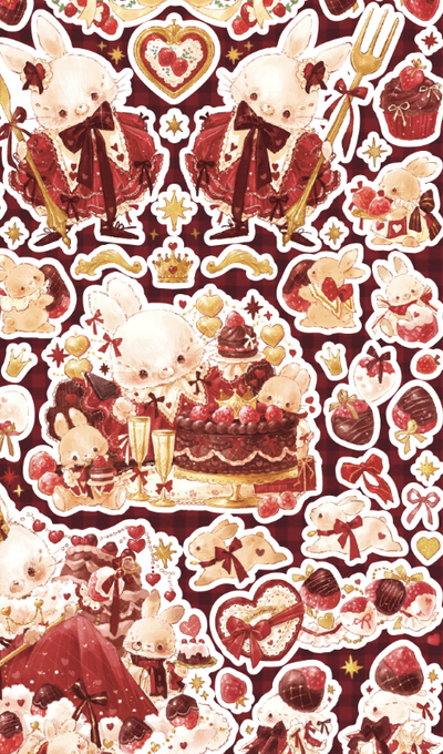 Dear Dolly Chocoberry Kingdom Vintage Sticker