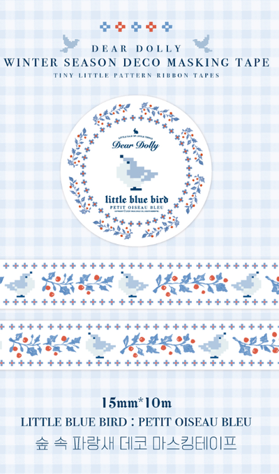 Dear Dolly Forest Bluebird Masking Tape