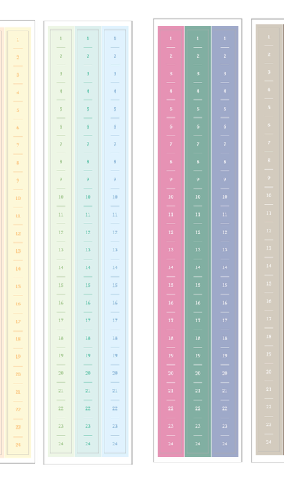 Silver Bird Shop Daily Organizer Kiss-cut Masking Tape 2 Type
