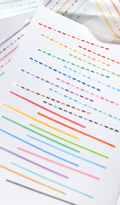 Jeje Universe Stitch Blur Line Kiss-Cut Masking Tape