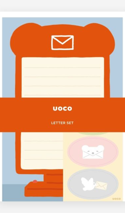 Yooko Letter Set - Moo Moo Mailbox