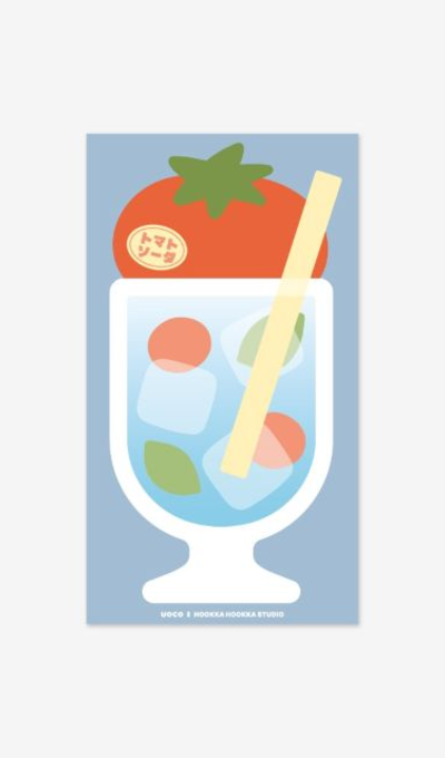 Uoko Mini Memo Pad - Tomato Soda