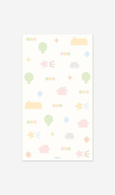Uoeko Mini Memo Pad - Uoeko House Pattern