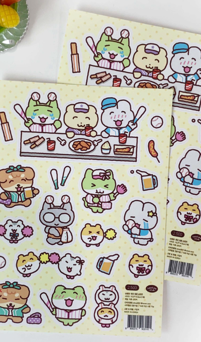 Hi Hi Club Baseball Game Sticker