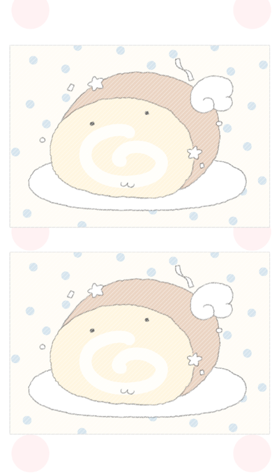 Roundwoof Roll Cake Sticky Memo