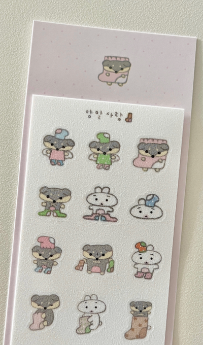 Neulhi Sock Love Sticker