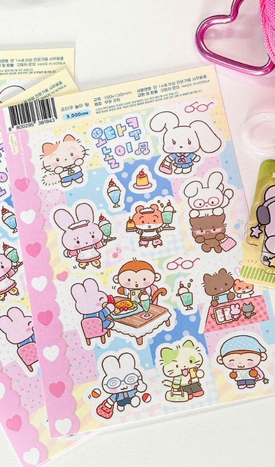 Ppompom Studio Otaku Play Seal Stickers