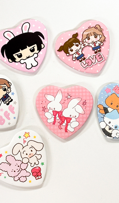 Ppomppoм Studio Kkangfunkle Random Pin Button