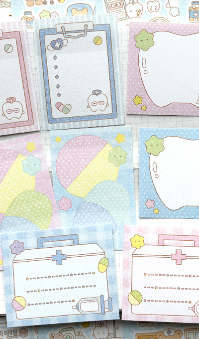 Moya Factory General Hospital Imitation Paper Sticker Pack