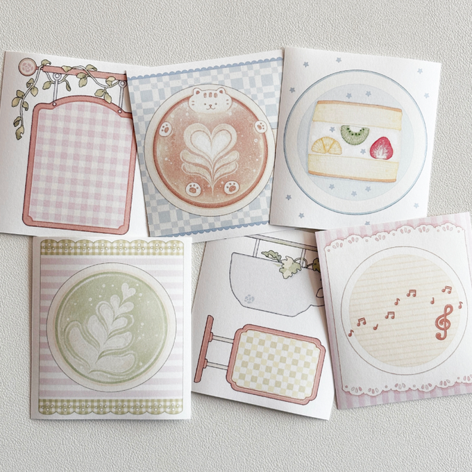 Heyo Studio Cafe Matte Sticker Pack