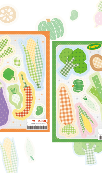 Leroca Mixed Vegetable Stickers 2 Type