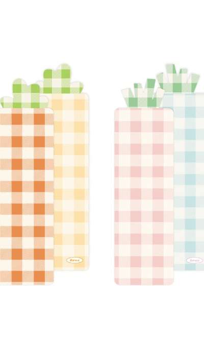Reroka Vegetable PP Bookmark Set