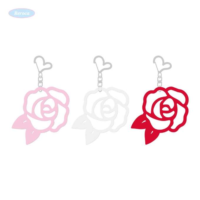 Leroca O,Rose Acrylic Keyring 3 Types