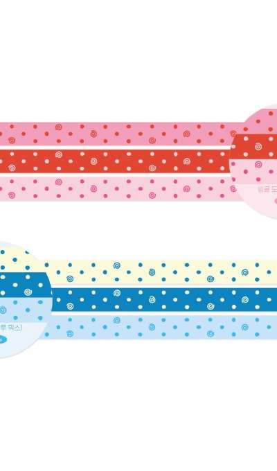 Leroca Bingle Dot Masking Tape 2 Type
