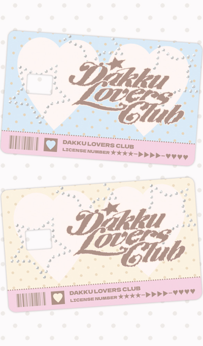 Achoo Coco Deco Lovers Club Card Sticker - Dot Ver