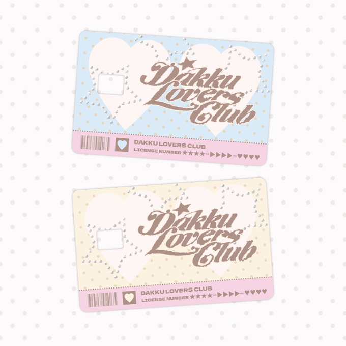 Achoo Coco Deco Lovers Club Card Sticker - Dot Ver