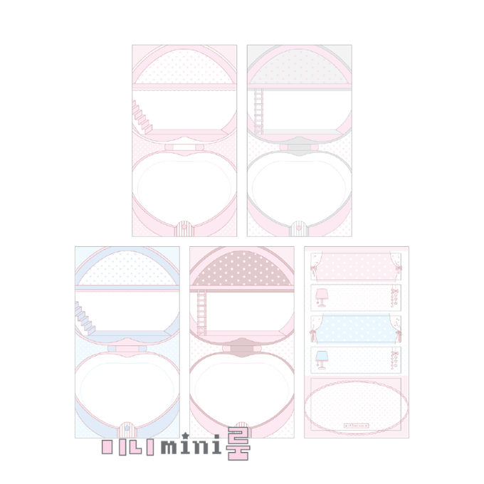 Frostflower Mini Room Matte Paper Sticker