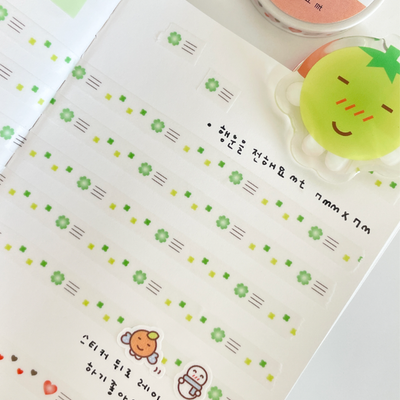 Kkeuni Design Sending Good Luck Masking Tape