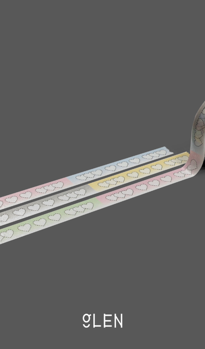 Glen Heart Masking Tape