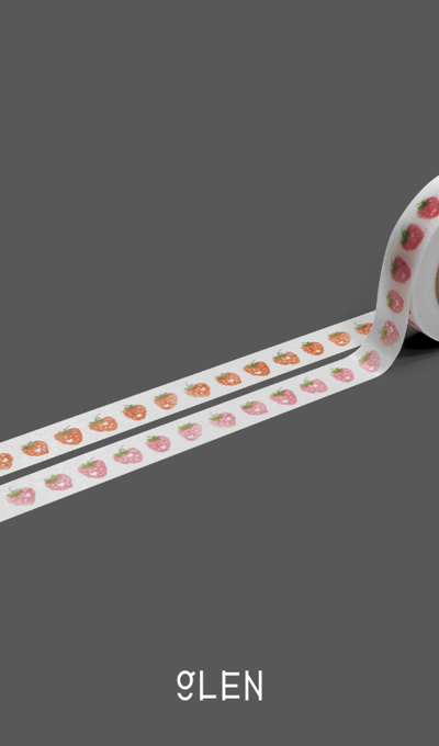 Glenn Strawberry Masking Tape