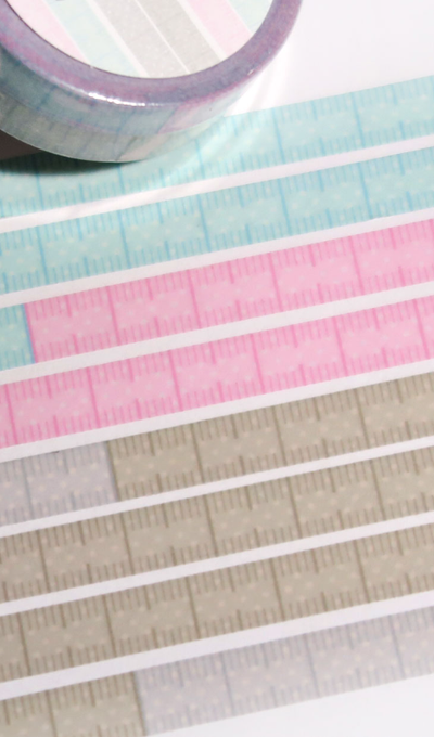 Stickers Dot Ruler Masking Tape Set