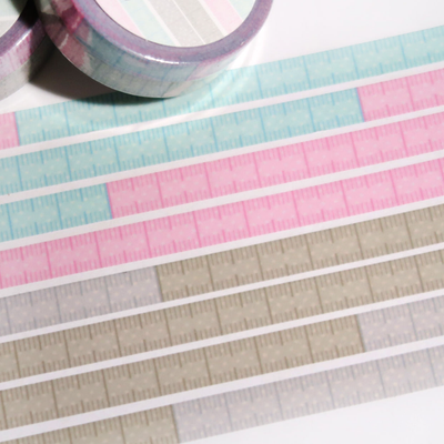 Stickers Dot Ruler Masking Tape Set