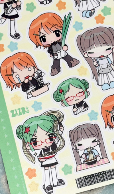 Jakku Jakku Studio Happy Cooking Time Sticker