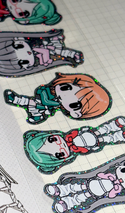 Zakku Zakku Studio Jersey Maid 3 Girls Sticker