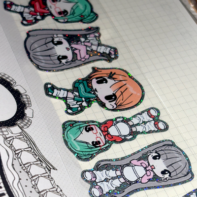 Zakku Zakku Studio Jersey Maid 3 Girls Sticker