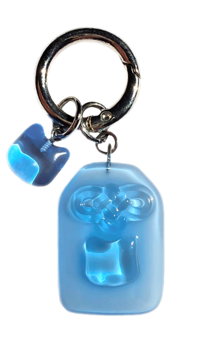 Melting Glee Balbali Lucky Charm Keyring - Blue